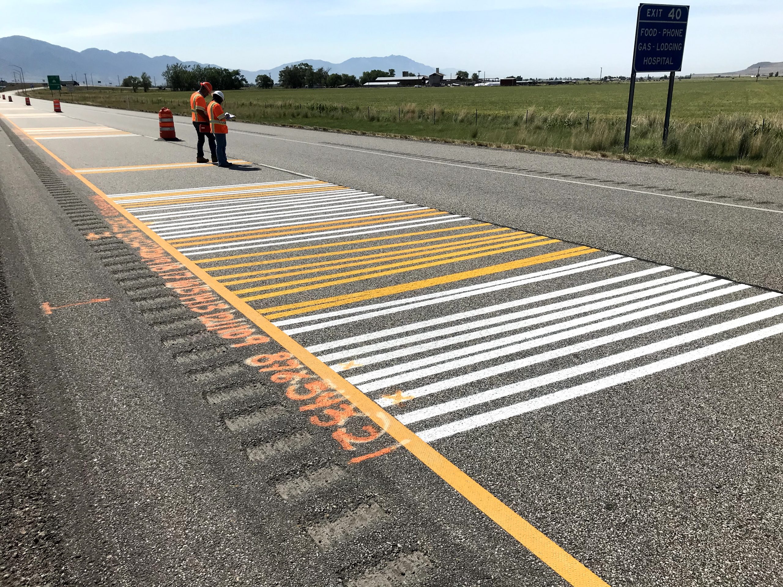 Photo of I-84 Asphalt Test Section