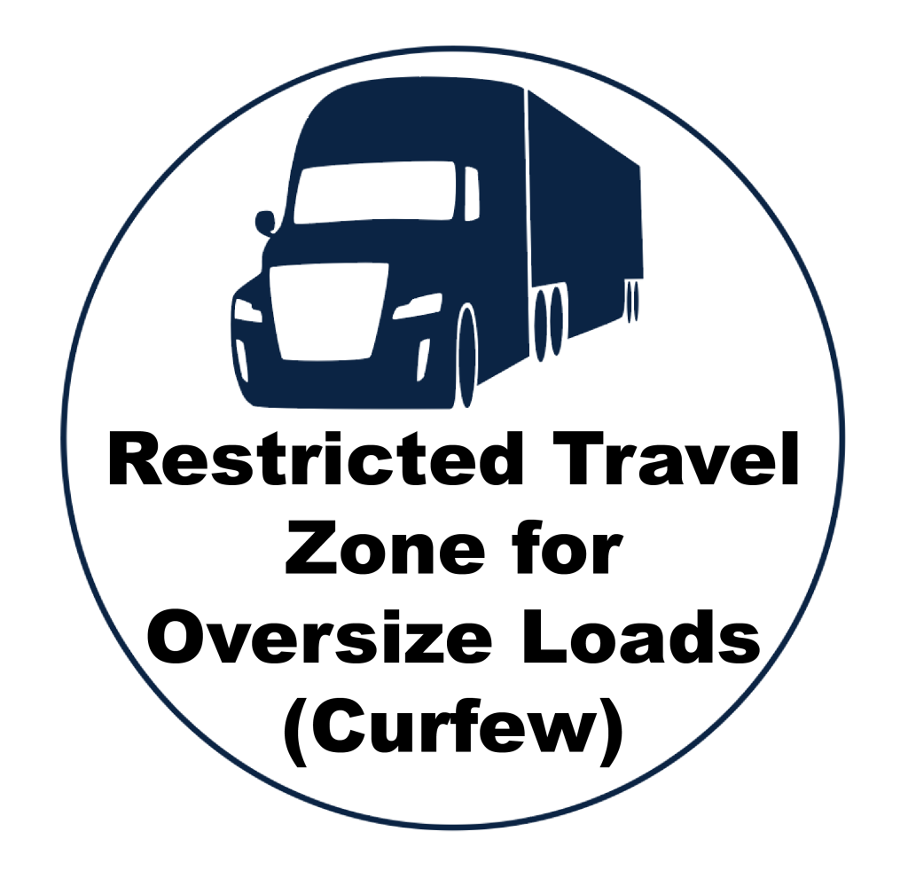 Link to Restricted Travel for Oversize Loads (Curfew) Map